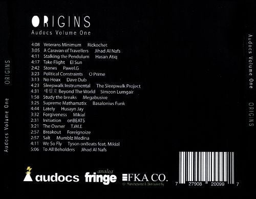 Various : Origins - Audocs, Vol One (CD, Album, RM)