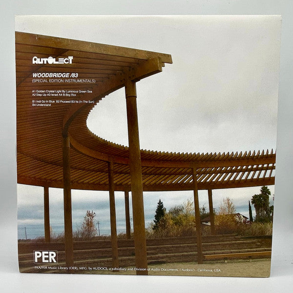 Autolect* : Woodbridge 83 (Instrumentals) (12", S/Edition)